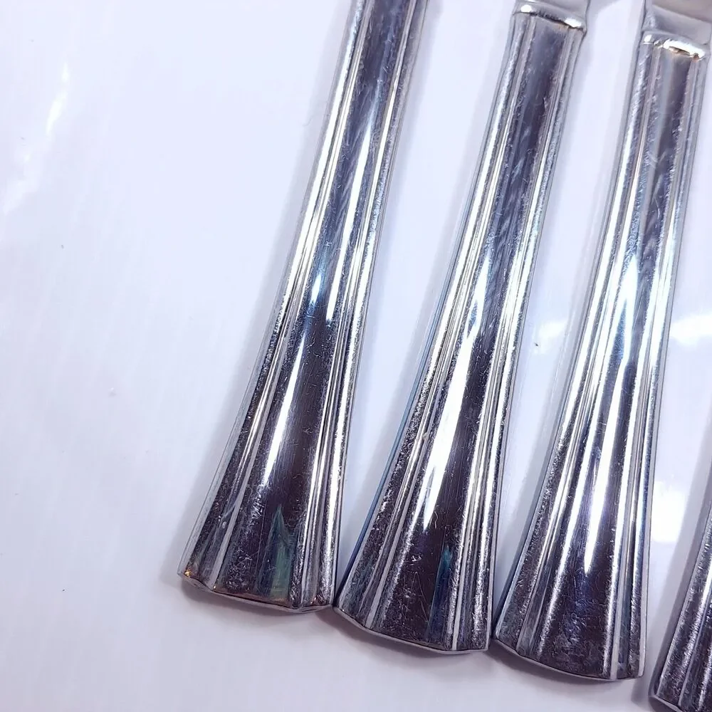Reed & Barton Brookshire Solid butter knife SET 4 silverware stainless steel